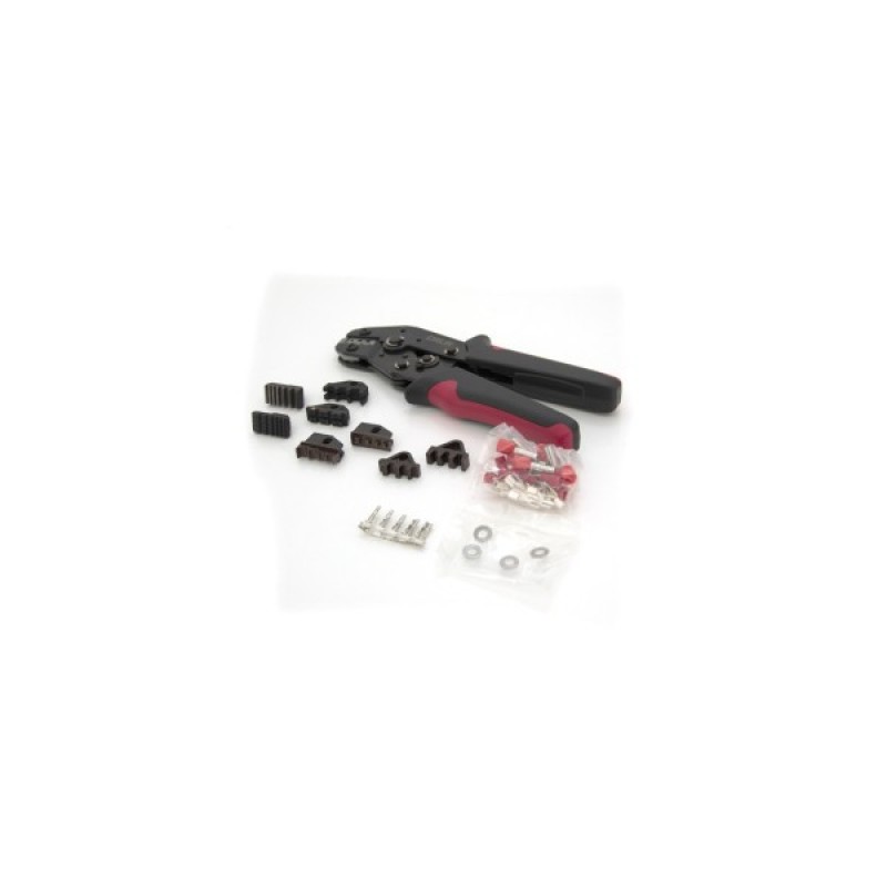 Затиск для клем CINLINELE Black-red + насадки 06 -0.5-6mm2, 02С -0.5-2.5mm2, 06WF -0.25-16mm2, 48B -0.5-2.5mm2 (Cinlin-2549)