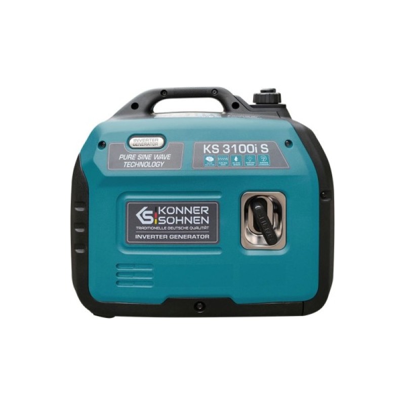 Генератор Konner&Sohnen інверторний KS 3100i S, 230В, 3.1кВт, ручний тартер, 21.5кг (KS3100IS)
