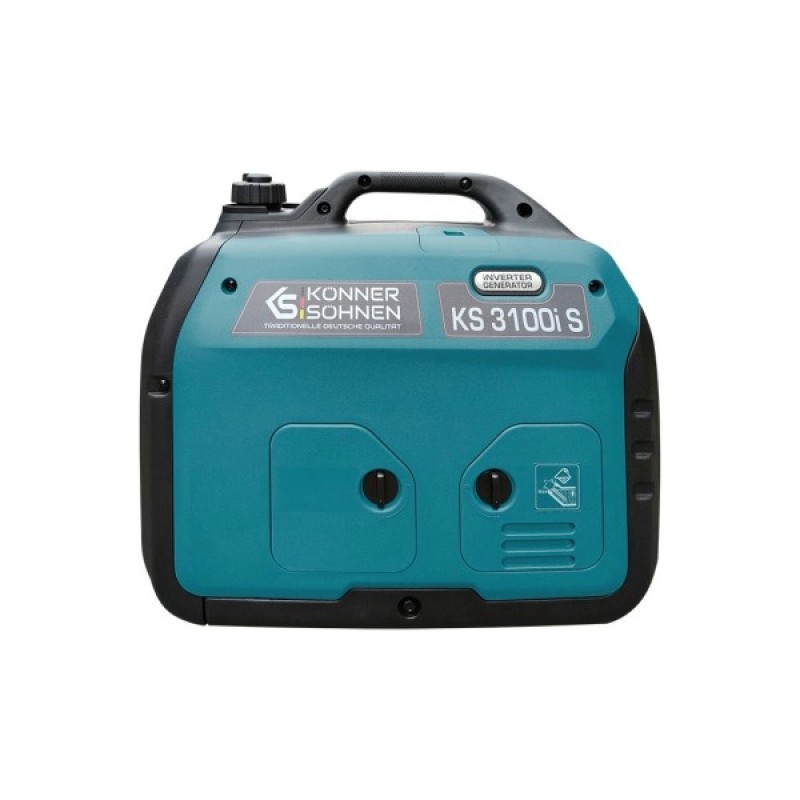 Генератор Konner&Sohnen інверторний KS 3100i S, 230В, 3.1кВт, ручний тартер, 21.5кг (KS3100IS)