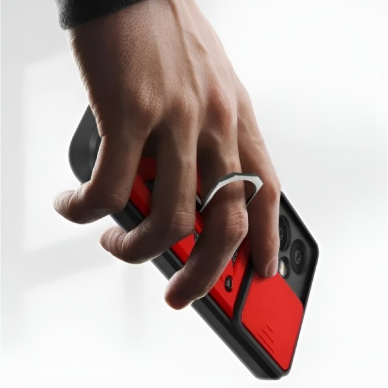 Чохол до мобільного телефона BeCover Military Poco M6 Pro 4G Red (710940)