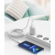 Дата кабель USB 2.0 AM to Lightning 1.0m braided Zebra XO (NB235_L_White)