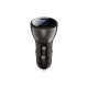 Зарядний пристрій Acefast B10 Car Charger 2xUSB-C 60W with digital display Metal Black (6974316282358)
