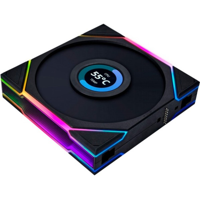 Кулер до корпусу Lian Li TL LCD 120-1, Black Cooler (G99.12TLLCD1B.00)
