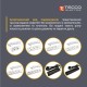 Мережевий подовжувач TECCO 2м 2 поста white (8681277841088)