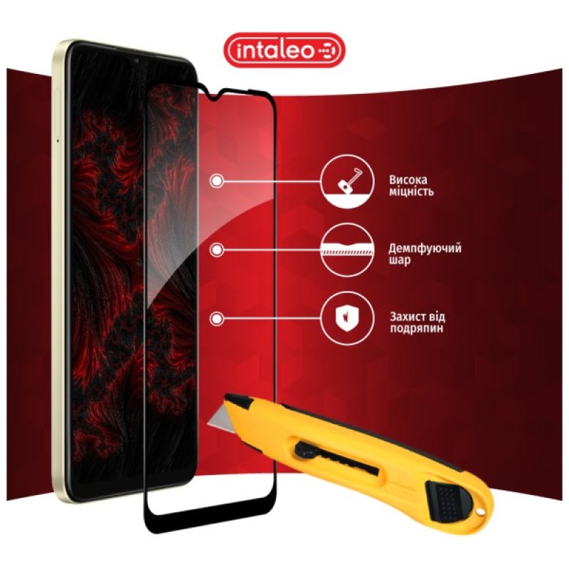 Скло захисне Intaleo Full Glue Oppo A38 4G Black (1283126588600)
