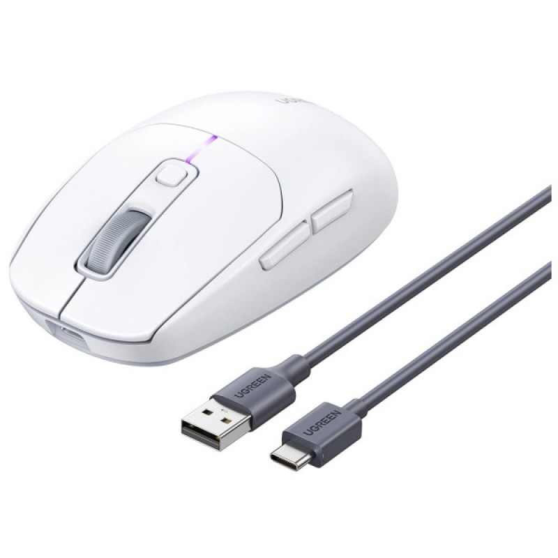 Мишка Ugreen MU103 Wireless/Bluetooth White (15629)
