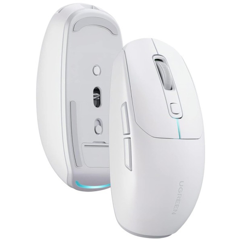 Мишка Ugreen MU103 Wireless/Bluetooth White (15629)