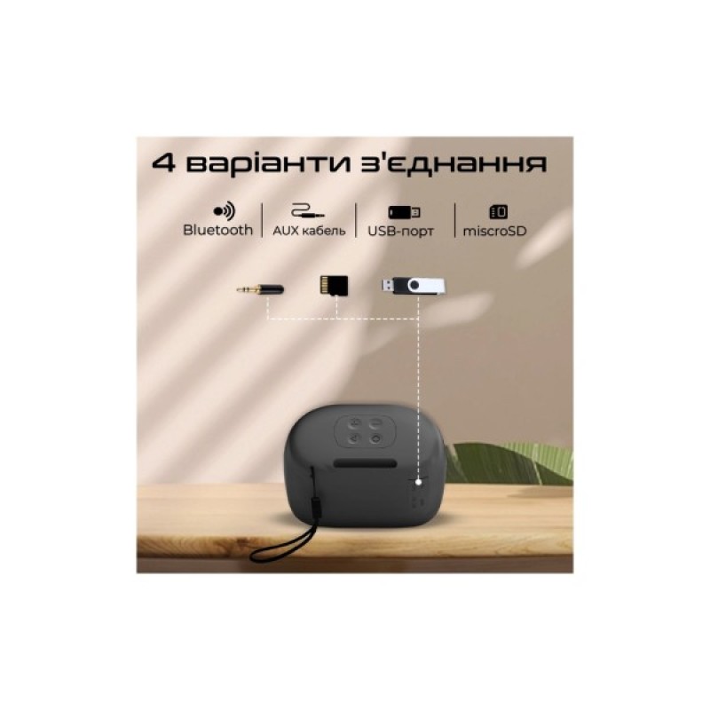 Акустична система Promate Mood 5W Black (mood.black)