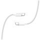 Дата кабель USB-C to USB-C 1.0m 5A 100W white ColorWay (CW-CBPDCC058-WT)