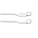Дата кабель USB-C to USB-C 1.0m 5A 100W white ColorWay (CW-CBPDCC058-WT)