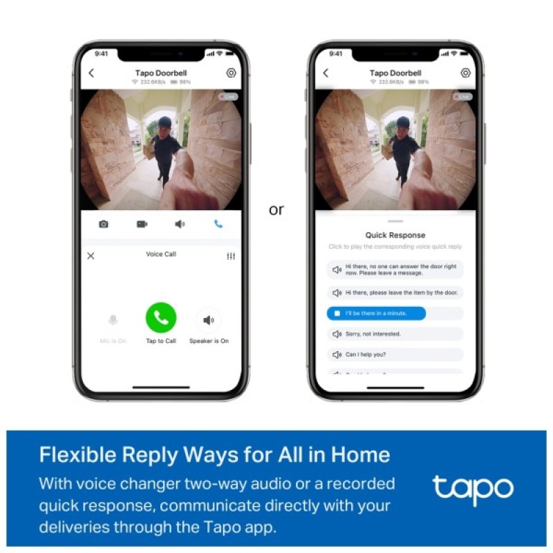 Відеодомофон TP-Link Tapo D235 (TAPO-D235)