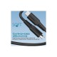 Дата кабель USB-C to Lightning powerlink-120.black Promate (powerlink-120.black)