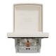 Розетка Schneider Electric ASFORA з кришкою IP44, крем (EPH3100323)