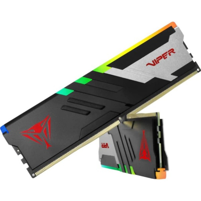 Модуль пам'яті для комп'ютера DDR5 64GB (2x32GB) 5600 MHz Viper Venom RGB Patriot (PVVR564G560C40K)