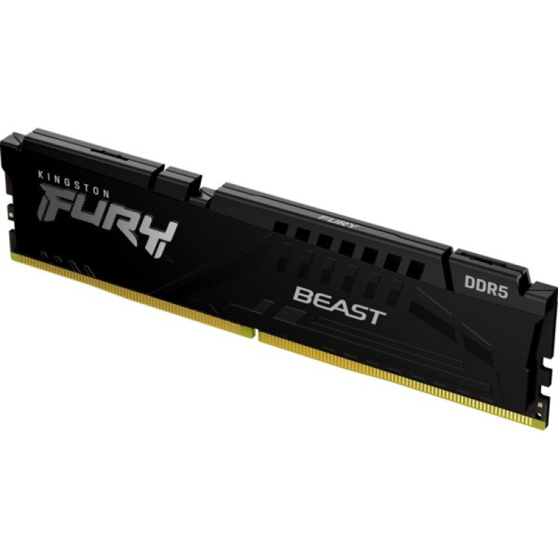 Модуль пам'яті для комп'ютера DDR5 8GB 5200 MHz Beast Black Kingston Fury (ex.HyperX) (KF552C40BB-8)