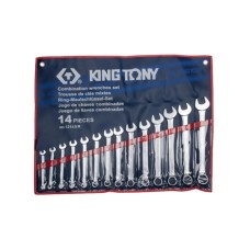 Ключ KING TONY ріжково-накидний, дюймовий 14 шт (1214SR)