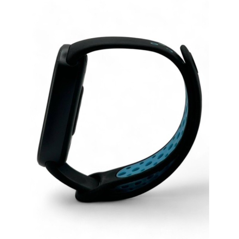 Ремінець до фітнес браслета BeCover Vents Style для Xiaomi Mi Smart Band 9 Black-Blue (711982)