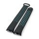 Ремінець до фітнес браслета BeCover Vents Style для Xiaomi Mi Smart Band 9 Black-Blue (711982)