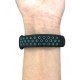 Ремінець до фітнес браслета BeCover Vents Style для Xiaomi Mi Smart Band 9 Black-Blue (711982)
