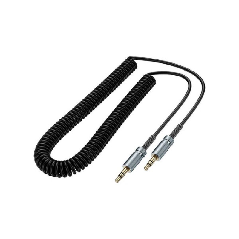 Кабель мультимедійний 3.5mm M to 3.5mm M 3.0m UPA31 Cindy spring AUX Black HOCO (6942007631235)
