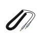 Кабель мультимедійний 3.5mm M to 3.5mm M 3.0m UPA31 Cindy spring AUX Black HOCO (6942007631235)
