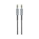 Кабель мультимедійний 3.5mm M to 3.5mm M 3.0m UPA31 Cindy spring AUX Black HOCO (6942007631235)