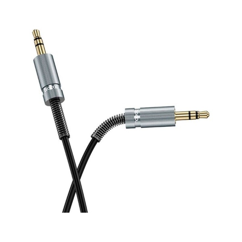 Кабель мультимедійний 3.5mm M to 3.5mm M 3.0m UPA31 Cindy spring AUX Black HOCO (6942007631235)