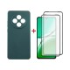 Чохол до мобільного телефона Dengos Oppo Reno 12F 4G Case Soft + 2 Glass (Green) (DG-CTG2P-28)