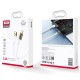 Дата кабель USB 2.0 AM to USB-C 1.0m 2.4A white XO (XO-NB229-TC-1-WH)