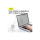 Дата кабель USB-C to USB-C 2.0 mCafule Metal PD 100W white Baseus (CATJK-D02)