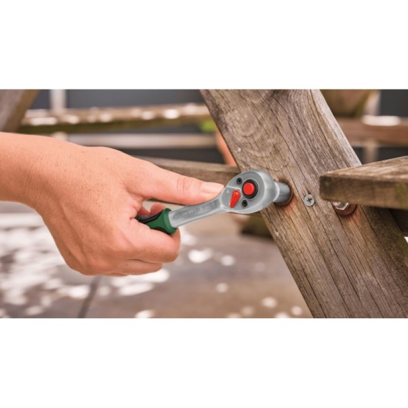 Набір інструментів Bosch з бітами та тріскачками, 1/2", 25 шт. (1.600.A02.Z9G)