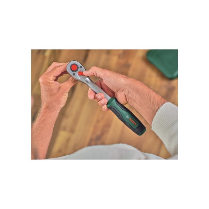 Набір інструментів Bosch з бітами та тріскачками, 1/2", 25 шт. (1.600.A02.Z9G)