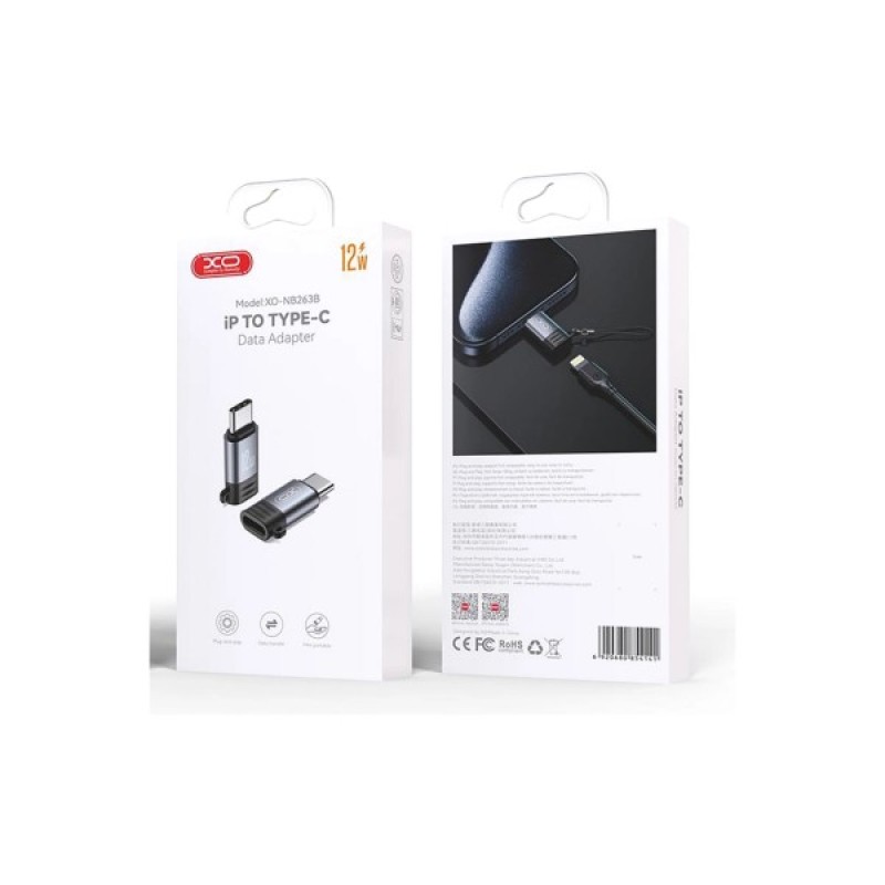 Перехідник Lightning to USB-C NB263B tranish XO (NB263B.tranish)
