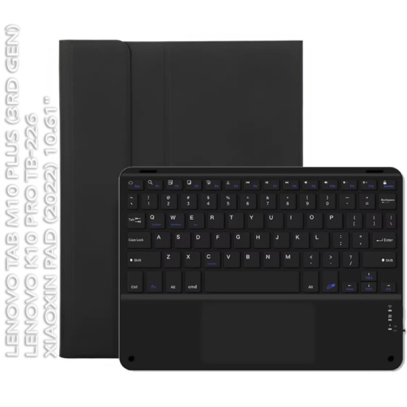 Чохол до планшета BeCover Keyboard+TouchPad Lenovo Tab M10 Plus TB-125F (3rd Gen)/K10 Pro TB-226/Xiaoxin Pad (2022) 10.61" (712390)
