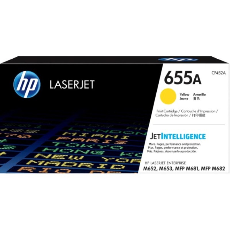 Картридж HP CLJ  655A Yellow 10.5K (CF452A)