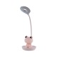 Настільна лампа Kite Froggy LED з акумулятором, рожева (K24-492-3-2)