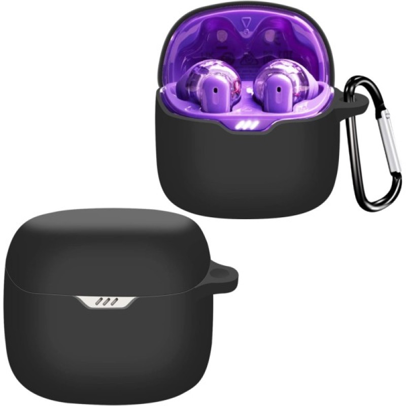 Чохол для навушників BeCover Silicon для JBL Tune Flex 2 TWS Black (713221)