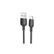 Дата кабель USB 2.0 AM to USB-C 100W black BOROFONE (6941991103179)
