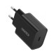 Зарядний пристрій Choetech 1xUSB 20W (1 USB-C) PD matte wall charger black (Q5004-EU-BK)
