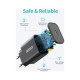 Зарядний пристрій Choetech 1xUSB 20W (1 USB-C) PD matte wall charger black (Q5004-EU-BK)