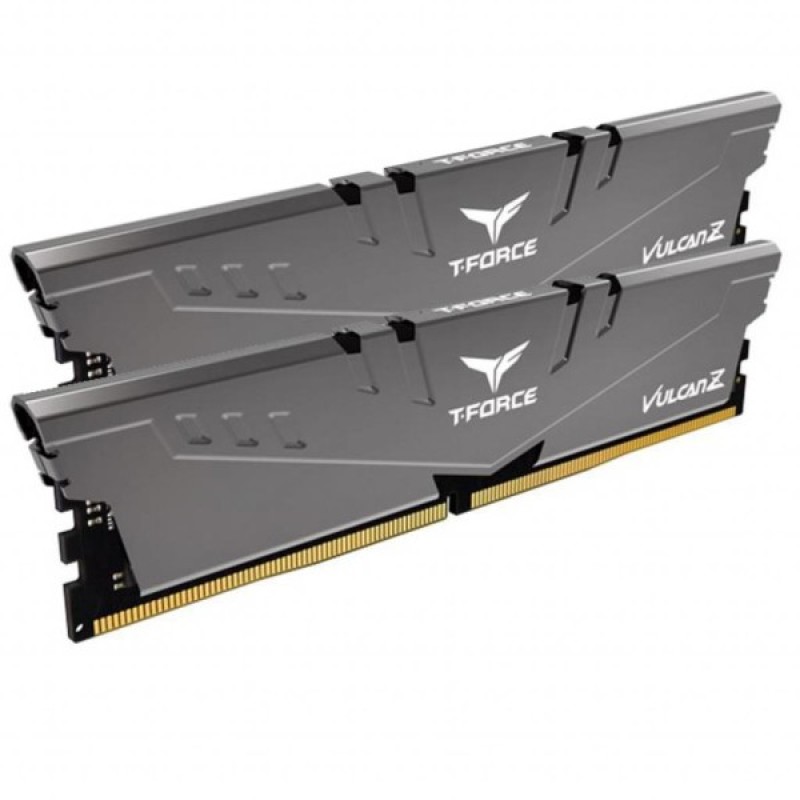 Модуль пам'яті для комп'ютера DDR4 16GB (2x8GB) 3200 MHz T-Force Vulcan Z Gray Team (TLZGD416G3200HC16CDC01)