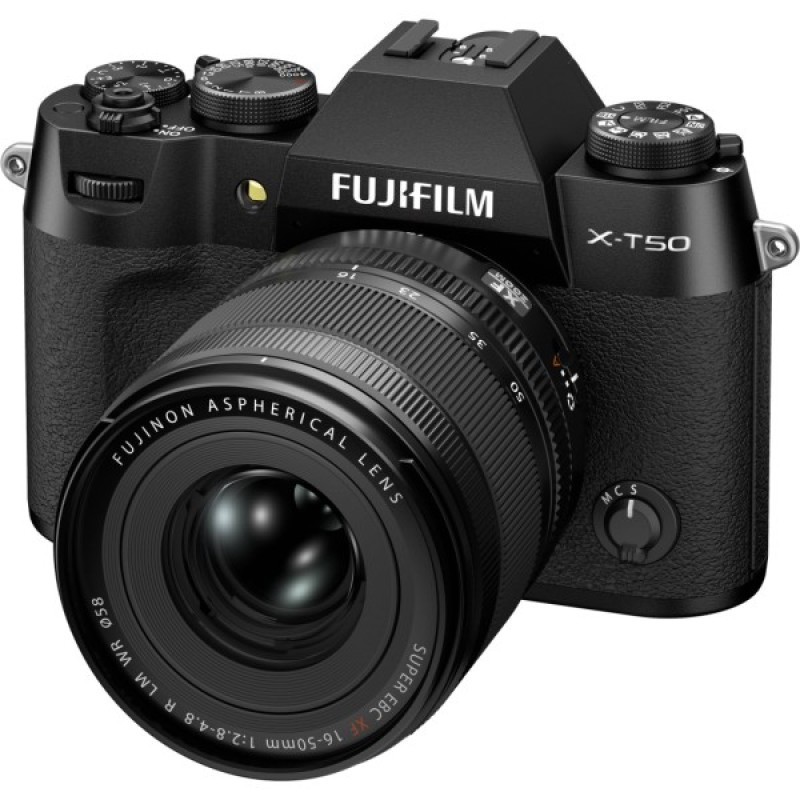 Цифровий фотоапарат Fujifilm X-T50 + XF16-50mmF2.8-4.8 R LM WR Kit Black (16828478)