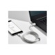 Дата кабель USB 2.0 AM to Micro 5P Simple WisdomKit (2PCS) 1.5m 2.1A white Baseus (TZCAMZJ-02)