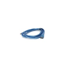 Дата кабель USB 2.0 AM/AF 3.0m ferrite transparent blue Voltronic (YT-AM/AF-3.0TBL)