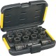 Набір головок DeWALT ударних торцевих 1/2" EXTREME IMPACT, 17 шт (DT7506)
