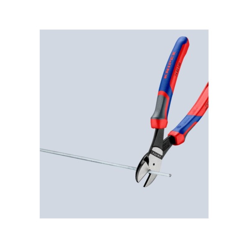 Кусачки KNIPEX бокові посилені 200мм (74 02 200)