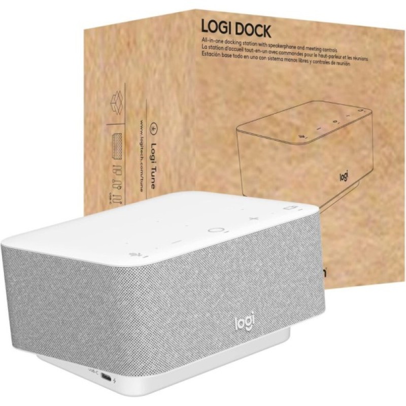 Порт-реплікатор Logitech Logi Dock - WHITE - USB - EMEA - UC (L986-000030)