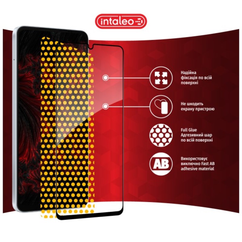 Скло захисне Intaleo Full Glue Samsung A06 5G Black (1283126613012)