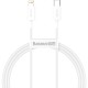 Дата кабель USB-C to Lightning 1.0m 20W Superior Series White Baseus (CATLYS-A02)