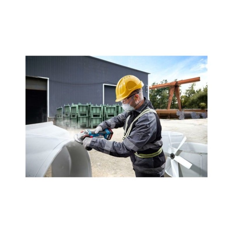 Шліфувальна машина Bosch GWS 18V-11 125мм, 18В, 2x5Ah, 0-9000об/хв, 1.7кг, кейс (0.601.9N4.103)